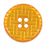 Elan 76 1473V 2 Hole Orange Button (3/card) .63"/15 mm